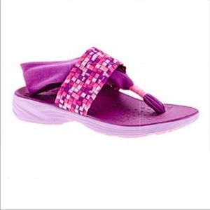 Vionic Orthaheel Serene Tia Berry Active Sling Sandals Women's Size 9